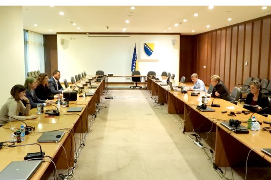 Predsjedatelji klubova SDP-a i NS - Nezavisni blok u Zastupničkom domu Saša Magazinović i Predrag Kojović održali sastanak sa zastupnicima Europskog parlamenta